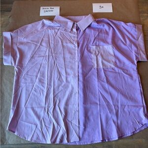 Jessica Women's Lavender Button Down Shirt